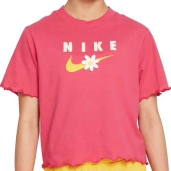 Camiseta de Manga Corta ENERGY BOXY FRILLY Nike DO1351 666  Rosa